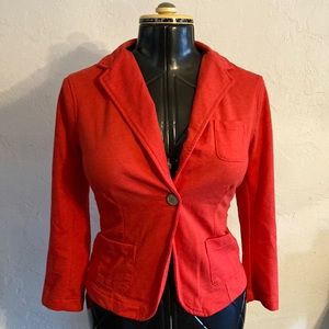Women’s Authentic American Heritage Coral Blazer Jacket Coat Size Medium Coral